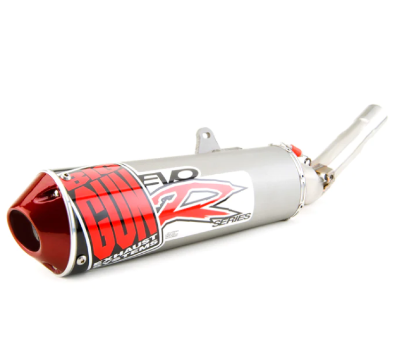 Yamaha WR Performance Exhaust - Big Gun - EVO R Series Slip On - Red - `07-`11